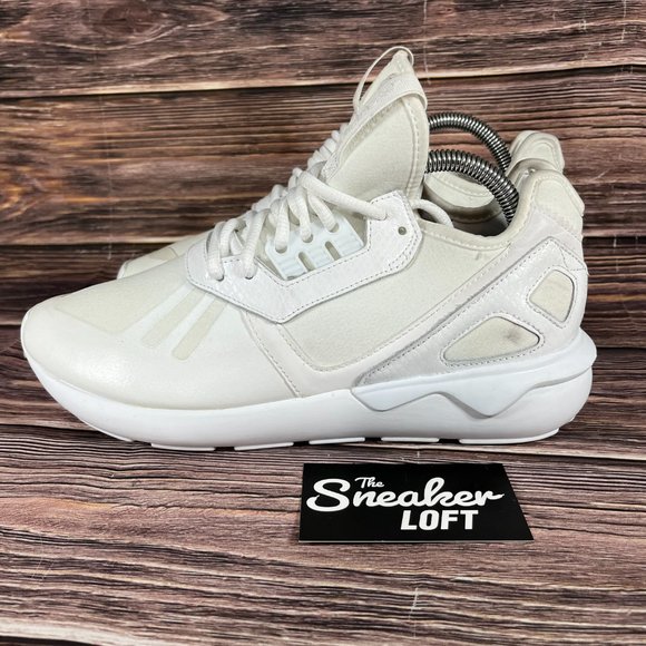 Adidas Tubular Runner Women's White Athletic Running Shoes - Picture 3 of 8